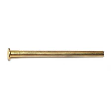 Midwest Fastener 3" Satin Brass Hinge Pins for Stanley 5PK 69902